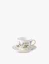 WEDGWOOD ワイルドストロベリー ボーンチャイナ ティーカップ&ソーサーセット Wild Strawberry bone china teacup and...
