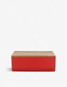 ALESSI マティーナスチールとエポキシ樹脂製のブレッドボックス Mattina steel and epoxy resin breadbox Red