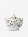 WEDGWOOD ワイルドストロベリー ボーンチャイナ シュガーボックス 8cm Wild Strawberry bone china sugar box 8cm