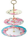 ROYAL ALBERT ミランダ・カーの3段ボーンチャイナケーキスタンド Miranda Kerr three-tier bone china cake stand