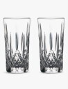 WATERFORD ジンジャーニー リズモア クリスタル ハイボールグラス 2個セット Gin Journey Lismore crystal HiBall g...