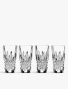 WATERFORD リズモアカットクリスタルショットグラス4個セット Lismore cut crystal shot glasses set of four