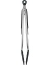 OXO GOOD GRIPS 研磨されたステンレススチールとシリコンのトング 30cm Polished stainless-steel and silicon...
