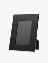 SMYTHSON パナマレザー製小型フォトフレーム 8.4インチ x 6.5インチ "Panama small leather photo frame 8.4"" x 6.5""" BLACK