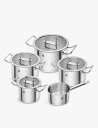 ZWILLING J.A HENCKELS プロ仕様ステンレス調理器具5点セット Pro stainless-steel cookware set of fiv...