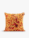 SELETTI Seletti x TOILETPAPER グラフィックプリント織りクッション 67cm x 67cm Seletti x TOILETPAPE...