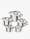 ZWILLING J.A HENCKELS ベラセラ コントラストハンドル ステンレススチール 調理器具 5点セット Bellasera contrasting...