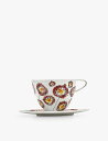 MARNI セラックス×マルニ アネモネミルク フラワーモチーフ ボーンチャイナ カプチーノカップ&ソーサー 2個セット Serax x Marni Anemo...