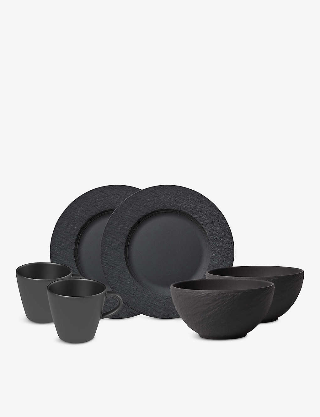 VILLEROY & BOCH ޥ˥ե㡼åīå6ĥå Manufacture Rock porcelain b...