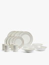 WEDGWOOD Gio Gold 16ピース ボーンチャイナ ディナーウェアセット Gio Gold 16-piece bone-china dinnerwa...