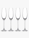 MARQUIS マーキスモーメンツ クリスタルシャンパンフルート 4個セット Marquis Moments crystal champagne flutes ...