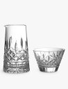 WATERFORD リズモアクリスタルガラス製シュガー&クリーマーセット Lismore crystal-glass sugar and creamer set
