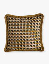 SOHO HOME ブリクサム幾何学模様織りクッション 50cm x 50cm Brixham geometric-design woven cushion 5...