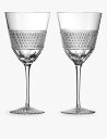 WATERFORD コッパーコースト クリスタル 白ワイングラス 370ml 2個セット Copper Coast crystal white wine gla...