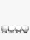 WATERFORD ミクソロジー ミックスガラスタンブラー 255ml 4個セット Mixology mixed glass tumblers 255ml se...