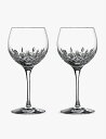 WATERFORD リズモア エッセンス バルーン クリスタルガラス ワイングラス 2個セット Lismore Essence Balloon crystal-...