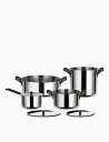 ALESSI 江戸間ステンレス調理器具4点セット Edo 4-piece stainless-steel cookware set SILVER