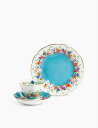 ROYAL ALBERT フィレンツェ100周年記念 1940年 ボーンチャイナ ティーカップ、ソーサー、プレートセット 100 Years Florence 1940 bone-china tea-cup, saucer and plate set