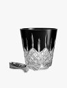 WATERFORD リズモア クリスタルガラス アイスバケツとトングセット Lismore Crystal Glass Ice Bucket and Tongs...
