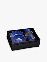 LOBJET ラピス磁器ティーカップ&ソーサー2個セット Lapis Fine-Porcelain Tea Cup And Saucer Set Of Two ...