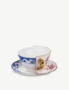 SELETTI ゼノビア ハイブリッド ポーセレイン ティーカップ アンド ソーサー Zenobia Hybrid porcelain teacup and s...