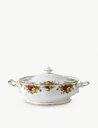 ROYAL ALBERT I[h Jg[ [Y I[o Jo[ xW^u fBbV 23cm Old Country Roses oval covered vegetable dish 23cm