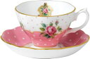 ROYAL ALBERT チーキー ピンク ティーカップ アンド ソーサー セット Cheeky Pink teacup and saucer set