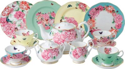 ロイヤルアルバート ティーカップ ROYAL ALBERT ミランダ カー ファイン ボーンチャイナ 15ピース ティーセット Miranda Kerr fine bone china 15-piece tea set