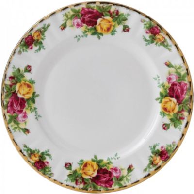 ROYAL ALBERT I[h Jg[ [Y `Ci v[g 21cm Old Country Roses china plate 21cm