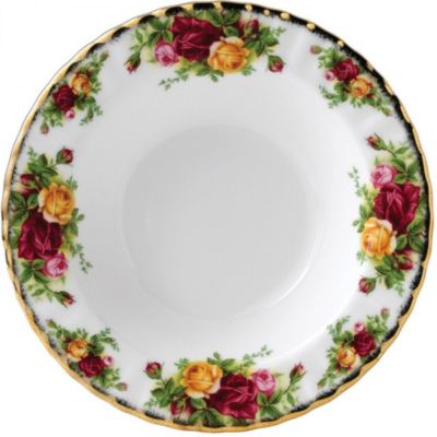 ROYAL ALBERT I[h Jg[ [Y X[ X[v v[g Old Country Roses small soup plate