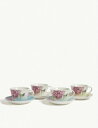 ロイヤルアルバート ティーカップ ROYAL ALBERT ミランダ カー ポーセレイン ティーカップ アンド ソーサー 8個セット Miranda Kerr porcelain teacups and saucers set of eight