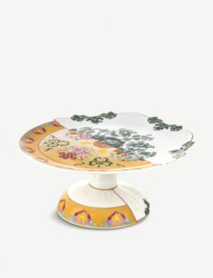 SELETTI nCubh CbT {[`Ci |[ZC P[L X^h 26cm Hybrid Raissa bone china porcelain cake stand 26cm