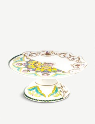 SELETTI nCubh h {[`Ci |[ZC P[L X^h 20cm Hybrid Leandra bone china porcelain cake stand 20cm