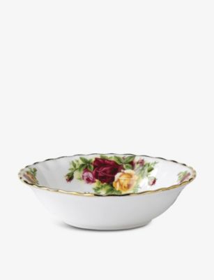 ROYAL ALBERT I[h Jg[ [Y t[c {E 14cm Old Country Roses fruit bowl 14cm