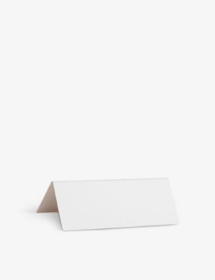 SMYTHSON テンテッド プレイス カード 25枚パック Tented place cards pack of 25 #WHITE
