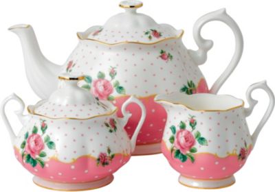 ROYAL ALBERT チーキー ピンク 3カップ ティー セット Cheeky pink three-piece tea set