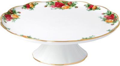 ROYAL ALBERT I[h Jg[ [Y [W P[L X^h 30.5cm Old Country Roses large cake stand 30.5cm