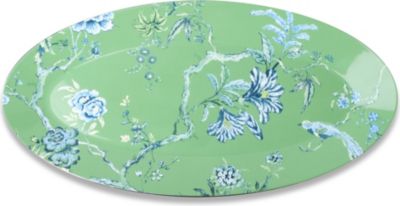 JASPER CONRAN @ WEDGWOOD `mCV[ I[o vb^[ O[ 45cm Chinoiserie oval platter green 45cm #GREEN