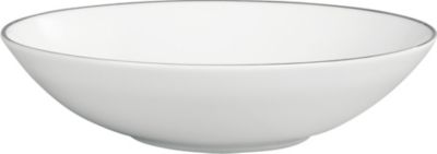 JASPER CONRAN @ WEDGWOOD v`i {E 25cm Platinum bowl 25cm