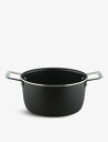 ALESSI アルミニウム アンド ステンレススチール キャセロール 20cm Aluminium and stainless steel casserole 20cm #BLACK