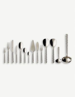 VILLEROY & BOCH ボストン 113ピース ステンレススチール カトラリー セット Boston 113-piece stainless steel cutlery set #SILVER