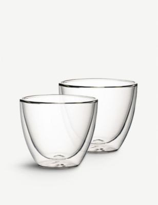 VILLEROY & BOCH sルテサーノ ボロシリケイト グラス タンブラー 2個セット Artesano borosilicate glass tumblers set of two