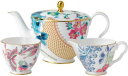 WEDGWOOD バタフライ ブルーム 3ピース ティー セット Butterfly Bloom 3-piece tea set