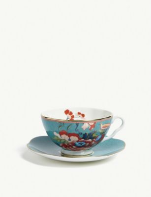 WEDGWOOD ピオニア ブラッシュ チャイナ ティーカップ アンド ソーサー Paeonia Blush china teacup and saucer