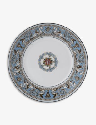 WEDGWOOD teB ^[RCY {[`Ci v[g 20cm Florentine Turquoise bone-china plate 20cm
