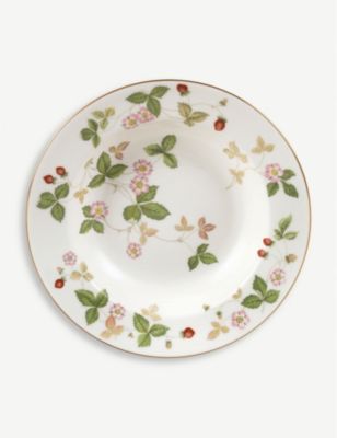 WEDGWOOD Ch Xgx[ {[`Ci X[v v[g 20cm Wild Strawberry bone china soup plate 20cm