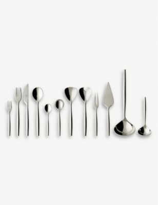 VILLEROY & BOCH メトロシック ステンレススチール カトラリー 70ピース セット MetroChic stainless steel cutlery set 70 pieces #SILVER