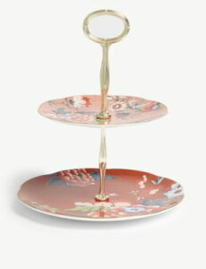 WEDGWOOD ԥ˥ ֥å ġƥ  Paeonia Blush two tier cake stand