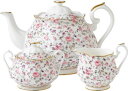 ロイヤルアルバート ティーカップ ROYAL ALBERT ローズ コンフェッティ 3ピース ティーセット Rose Confetti three-piece tea set