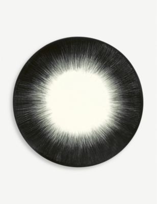 ANN DEMEULEMEESTER A fX^[ x ZbNXf oG[V No.4 |[ZC v[g 14cm Ann Demeulemeester x Serax D? variation no.4 porcelain plate 14cm